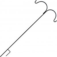 (image for) SASD **SHIPS ON PALLETS ONLY** 66" Double Arm Staff