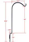 (image for) RT2FD - Wrought Iron Screw-On Fence and Deck Hanger