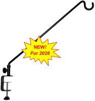 (image for) SSRB3CLSL - "SL" (Spend Less) Clamp-On Short Swing Arm Deck Hanger