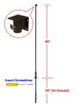 (image for) FP5TBB - 5 Pc Bluebird Pole Set with Twist In Ground Socket