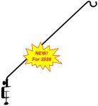 (image for) SRB3CLSL - "SL" (Spend Less) Clamp-On Swing Arm Deck Hanger