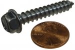 32063 - Replacement Slotted Hex Head Wood Screw. 1 ea.