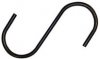 EGH6 - Black S-Hook with 2" opening - 6"