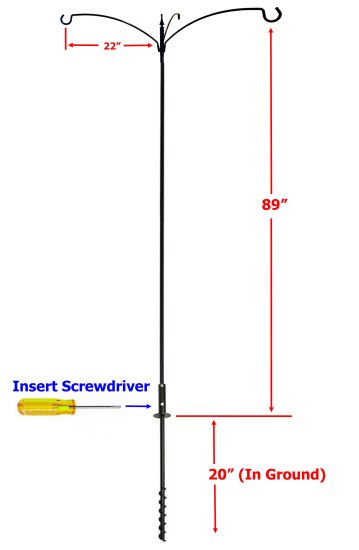 (image for) ERNQUAD - Extended Reach 4 Arm Pole Top - USA