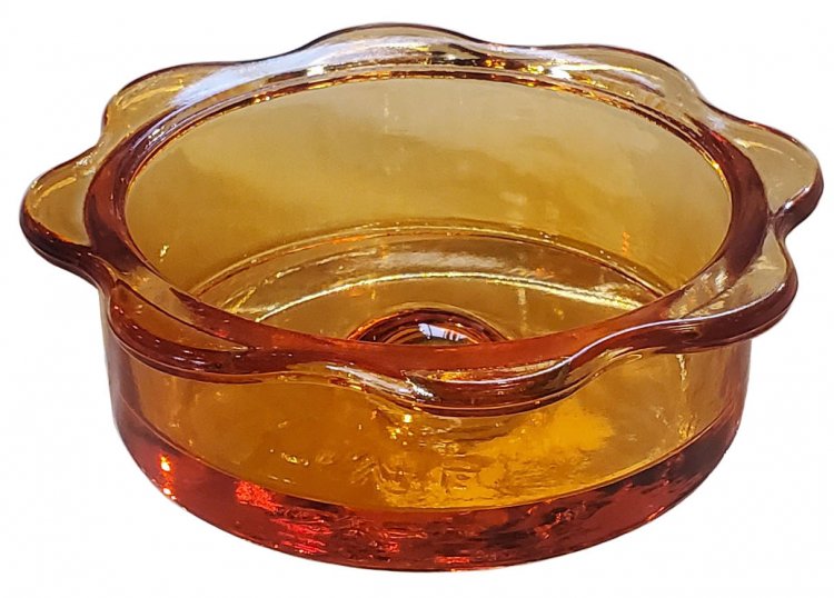 JCUPD - Replacement Glass Feeder Dish - Orange - Click Image to Close