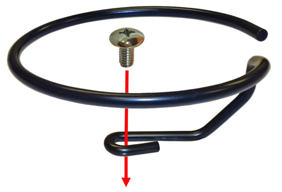 (image for) 30056 - Replacement Screw (BBF1 with Wire Glass Dish Ring)