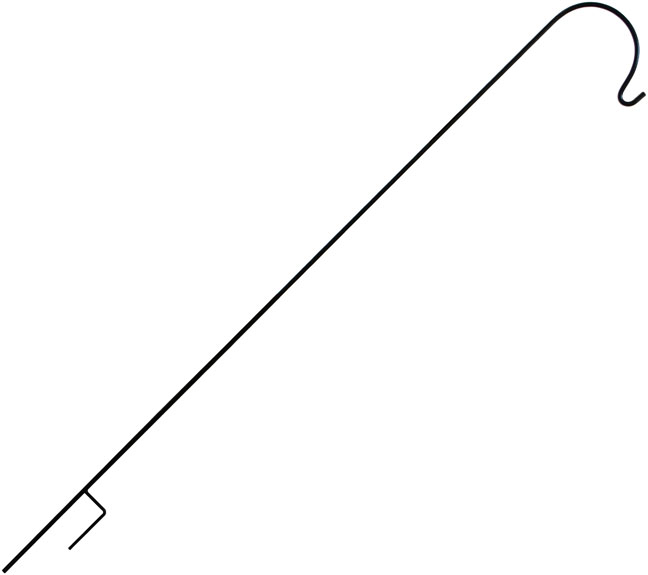 (image for) SATS **SHIPS ON PALLETS ONLY** 93" Tall Single Arm Staff
