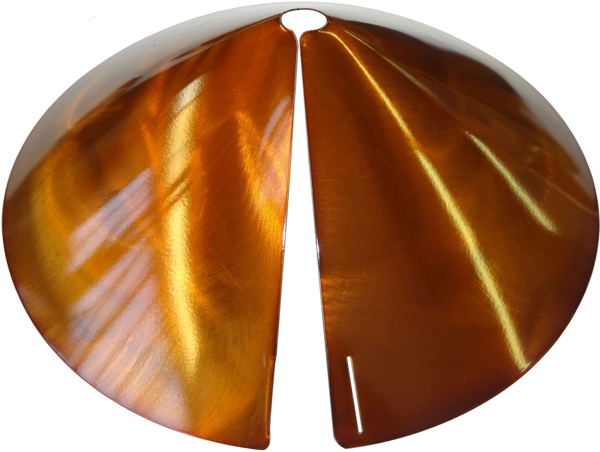 (image for) SB8C - Cone Squirrel Baffle /Squirrel Guard - Copper Tint (USA)