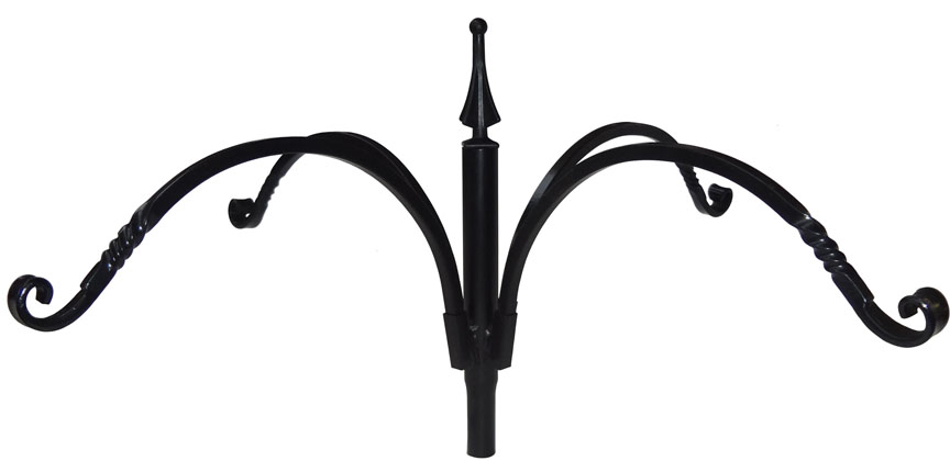 (image for) LMQUAD - Decorative Hand Forged 4 Arm Topper